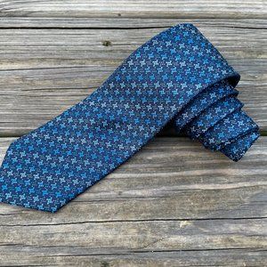 Addiction Men Tie Blue Classic Length Neck Tie Fas